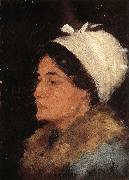 Nicolae Grigorescu Painter's Wife oil painting artist